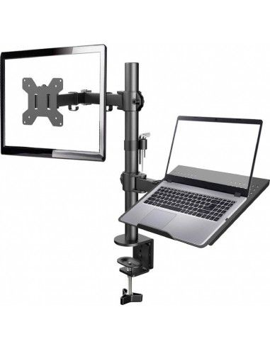 Gembird MA-DA-02 soporte para monitor 68,6 cm (27") Gris