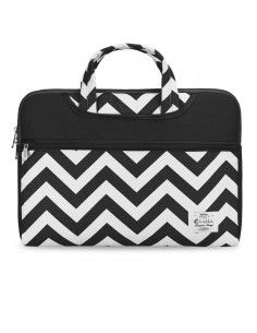 e-Vitta Chevron maletines para portátil 39,6 cm (15.6") Funda Negro, Blanco
