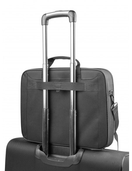 NATEC Doberman maletines para portátil 43,9 cm (17.3") Maletín Negro