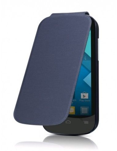 Alcatel F-GCGB27B0A10C1-A1 funda para teléfono móvil Libro Negro, Azul