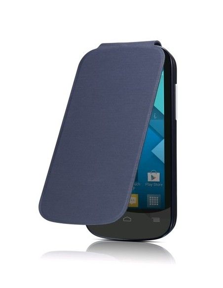 Alcatel F-GCGB27B0A10C1-A1 funda para teléfono móvil Libro Negro, Azul