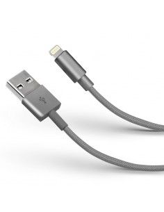 SBS TECABLEUSBIP5BDS cable de conector Lightning 1 m Plata