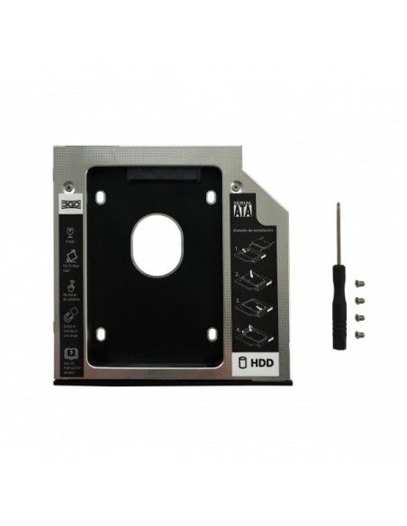 3GO HDDCADDY95 accesorio para portatil Adaptador de disco duro   unidad de estado sólido para ordenador portátil