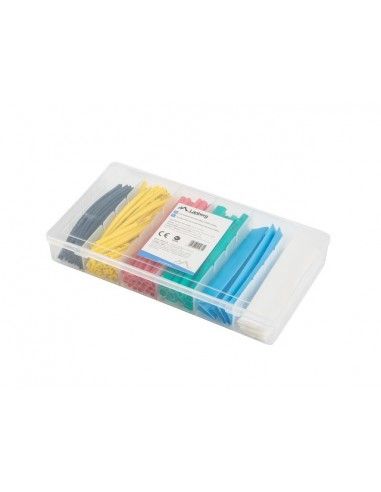 Lanberg ORG01-ST100MC protector de cable Negro, Azul, Verde, Rojo, Amarillo