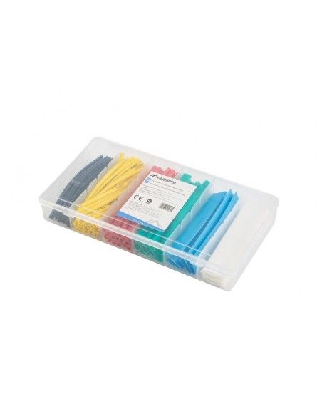 Lanberg ORG01-ST100MC protector de cable Negro, Azul, Verde, Rojo, Amarillo