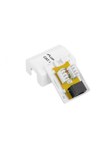 Lanberg OU6-0001-W caja de tomacorriente RJ-45 Blanco