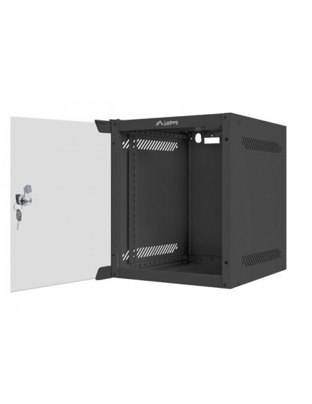 Lanberg WF10-2306-10B armario rack 6U Bastidor de pared Negro