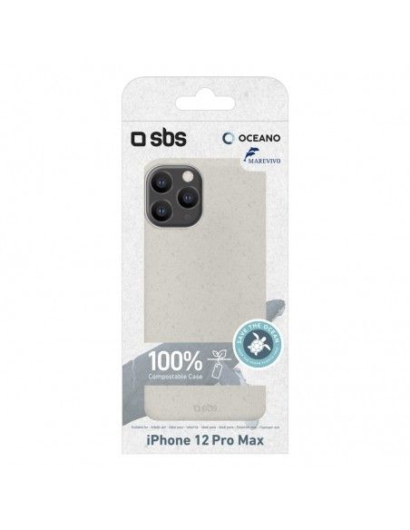 SBS Eco Cover funda para teléfono móvil 17 cm (6.7") Blanco