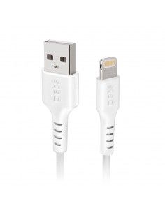 SBS TECABLEUSBIP589W cable de conector Lightning 1 m Blanco
