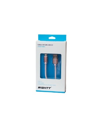 Eightt ECI-2P cable de conector Lightning 1 m Rosa
