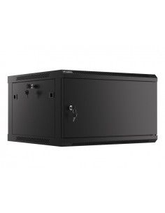 Lanberg WF01-6606-00B armario rack 6U Bastidor de pared Negro