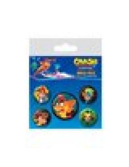 PACK CHAPAS SHERWOOD CRASH BANDICOOT