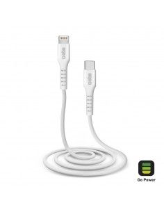SBS TECABLELIGTC1W cable de conector Lightning 1 m Blanco
