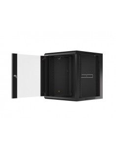 Lanberg WFFA-5612-10B armario rack 12U Bastidor de pared Negro