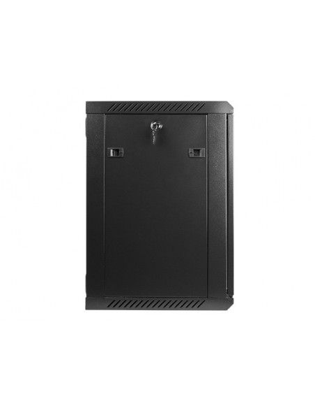 Lanberg WF01-6412-10B armario rack 12U Bastidor de pared Negro