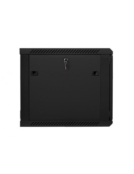 Lanberg WF01-6609-10B armario rack 9U Bastidor de pared Negro