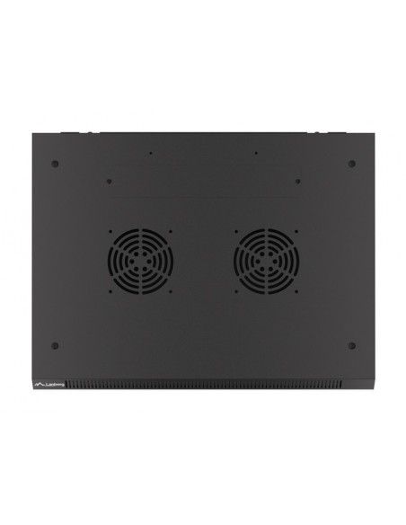 Lanberg WF01-6422-10B armario rack 22U Bastidor de pared Negro