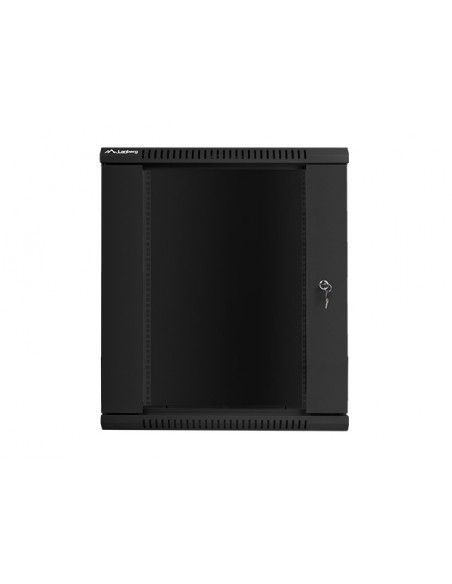 Lanberg WF01-6615-10B armario rack 15U Bastidor de pared Negro