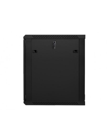 Lanberg WF01-6615-10B armario rack 15U Bastidor de pared Negro
