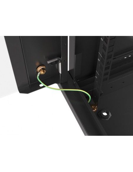 Lanberg WF01-6427-10B armario rack 27U Bastidor de pared Negro