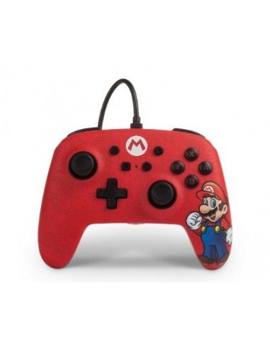 PowerA Mario Negro, Rojo USB Gamepad Analógico Digital Nintendo Switch