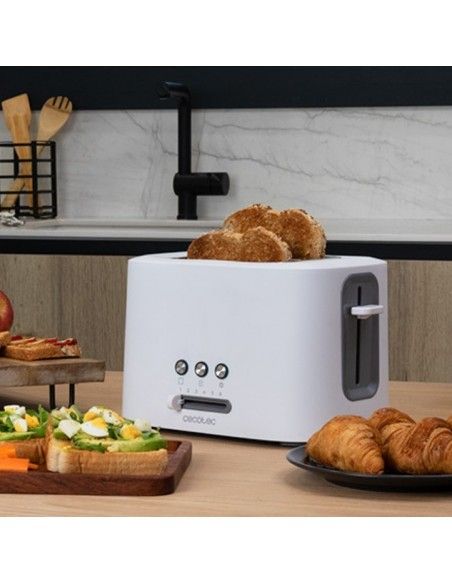 Cecotec TOAST&TASTE 9000 DOUBLE WHITE 2 rebanada(s) 980 W Blanco