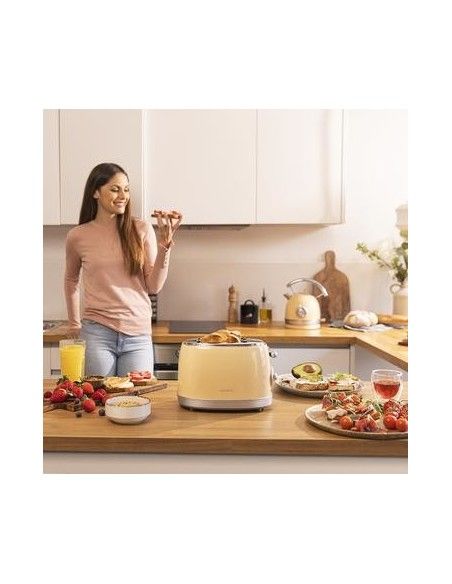 Cecotec Vintage 800 2 rebanada(s) 850 W Amarillo