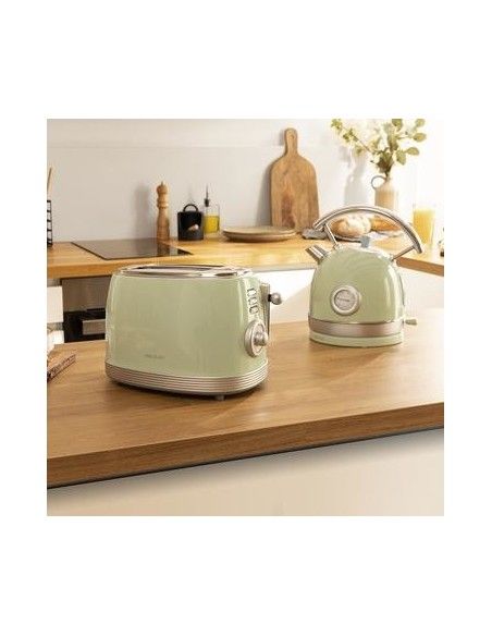 Cecotec Vintage 800 2 rebanada(s) 850 W Verde