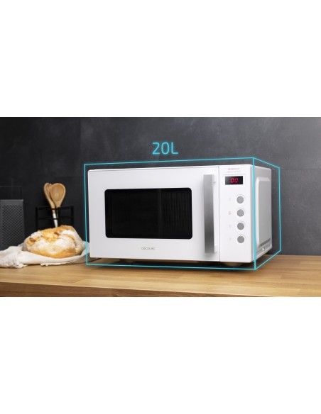 Cecotec GrandHeat 2000 Flatbed Encimera Solo microondas 20 L 700 W Blanco