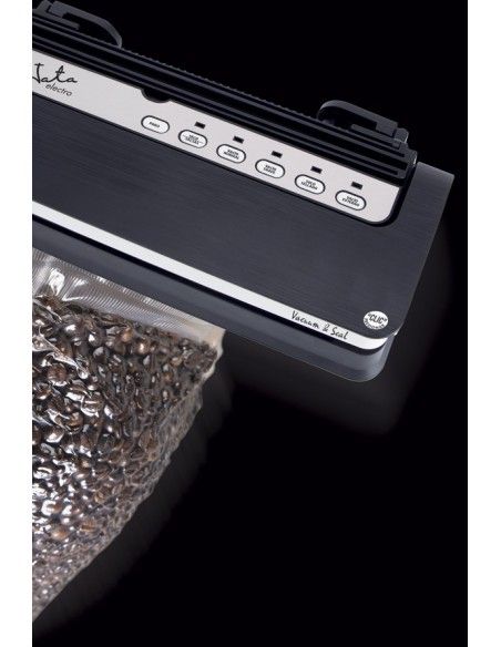 JATA EV107 sellador al vacío 600 mbar Negro, Acero inoxidable