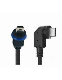 Mobotix MX-CBL-MUC-AN-MU-5 cable USB 5 m USB C Mini-USB A Negro, Azul