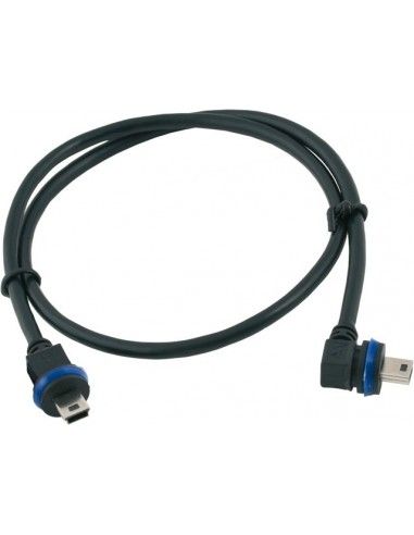 Mobotix MX-CBL-MU-EN-STR-05 cable USB 0,5 m Mini-USB B Micro-USB B Negro