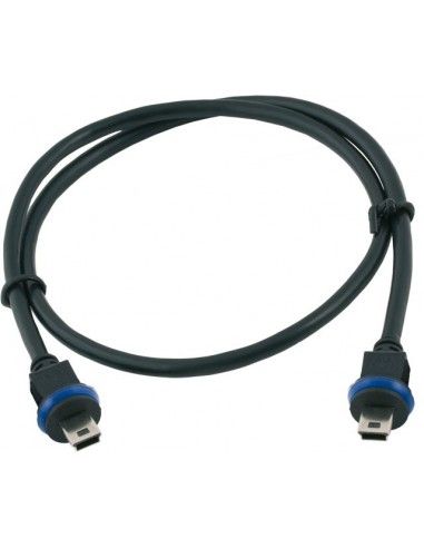 Mobotix MX-CBL-MU-STR-5 cable USB 5 m USB 2.0 Mini-USB A Negro