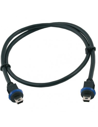 Mobotix MX-CBL-MU-EN-STR 5m cable USB USB 2.0 Mini-USB A Negro