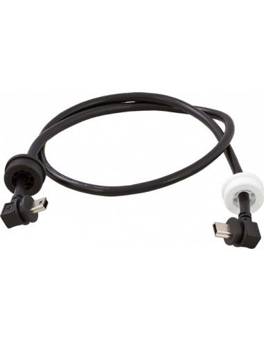 Mobotix MX-CBL-MU-EN-PG-EN-PG-05 cable USB 0,5 m USB 2.0 Mini-USB A Negro