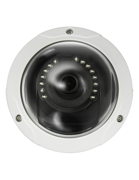 CAMARA HIWATCH PERFOMANCE SERIES IPC / RESOLUC 4MP / LENTE 2.8MM / CARCASA DOME / METAL / IP67, IK10 / IR UP TO 30M (HWI-D140H-M