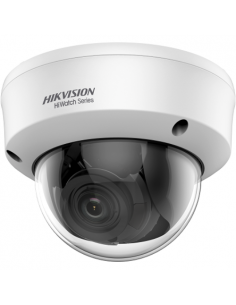 CAMARA ANALOGICA HIWATCH ECONOMIC SERIES TVI / RESOLUC 4MP / LENTE 2.8-12MM / CARCASA DOME / METAL / PROTECCION IP66, IK10 / IR 