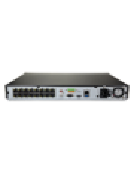 HIWATCH NVR PERFORMANCE SERIES / PUERTOS POE 16 / CARCASA METAL / PUERTOS SATA 2, UP TO 6TB PER HDD / HDMI OUT  1, UP TO 4K /  D