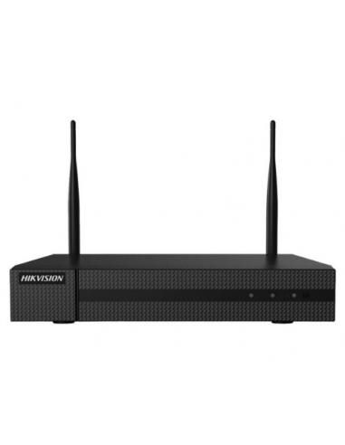 HIWATCH NVR WI-FI SERIES / PUERTOS POE 0 / CARCASA METAL / PUERTOS SATA 1, UP TO 6TB PER HDD / HDMI OUT  1, UP TO 1080P /  DECOD