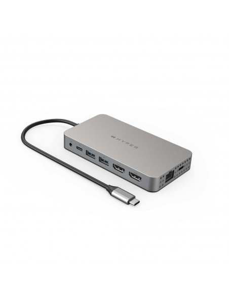 HYPER HDM1H hub de interfaz USB 3.2 Gen 1 (3.1 Gen 1) Type-C 5000 Mbit s Acero inoxidable