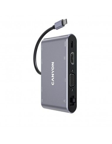 Canyon DS-14 USB 3.2 Gen 1 (3.1 Gen 1) Type-C 5000 Mbit s Gris