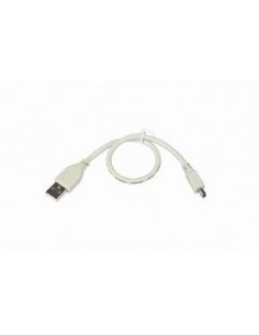 Gembird 0.3m USB 2.0 A mini-USB M cable USB 0,3 m USB A Micro-USB A Gris