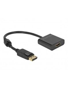 DeLOCK 63585 cable DisplayPort 0,2 m HDMI Negro