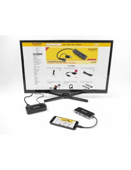 DeLOCK 87775 extensor audio video Transmisor y receptor de señales AV