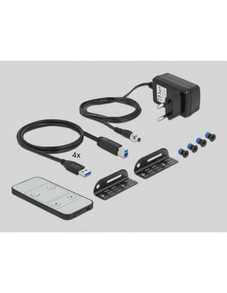 DeLOCK 11483 interruptor KVM Negro