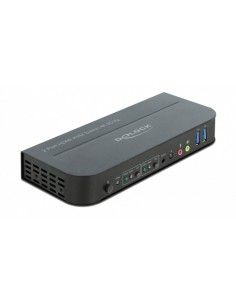 DeLOCK 11481 interruptor KVM Negro