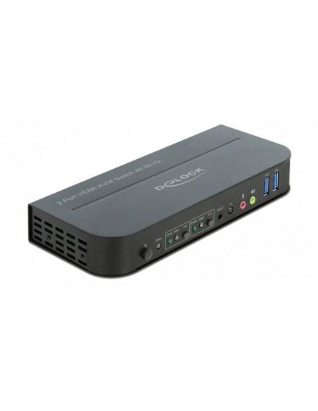 DeLOCK 11481 interruptor KVM Negro