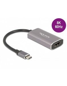 DeLOCK 62632 Adaptador gráfico USB 7680 x 4320 Pixeles Gris