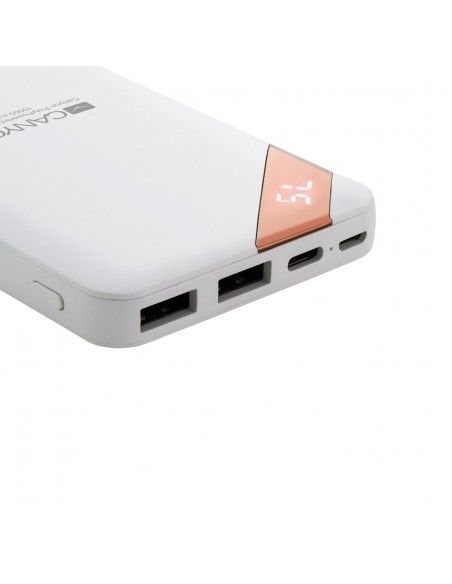 Canyon CNE-CPBP10W batería externa Polímero de litio 10000 mAh Blanco