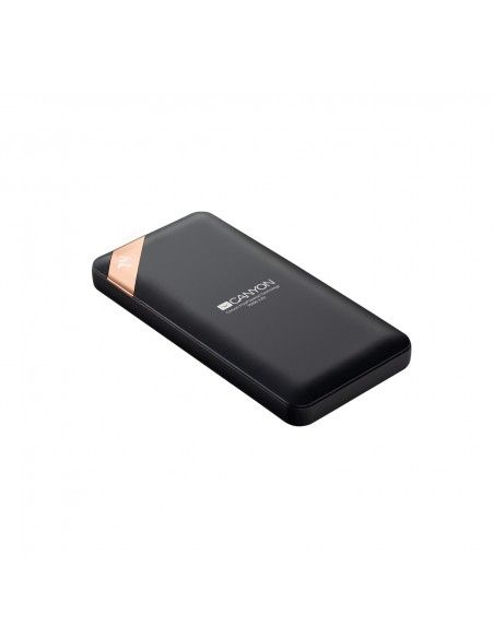 Canyon CNE-CPBP10B batería externa Polímero de litio 10000 mAh Negro